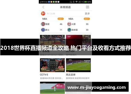 2018世界杯直播频道全攻略 热门平台及收看方式推荐